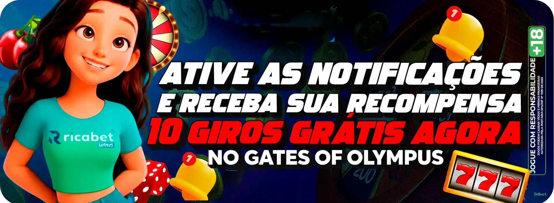 Bônus e prêmios 9dbet